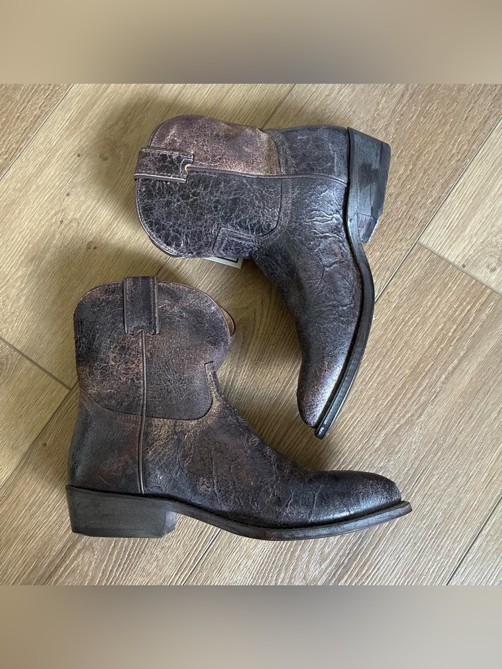 NWT Frye Cowboy Ankle Boots - Picture 4 of 6